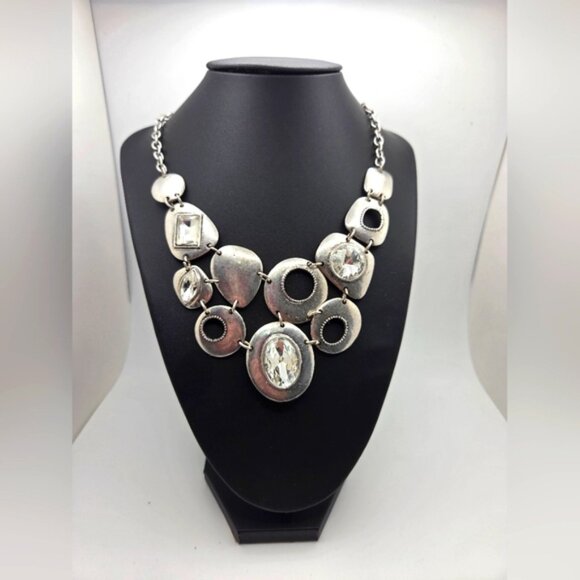 Artisan Silver Toned Vintage Style BoHo Necklace - Picture 4 of 5